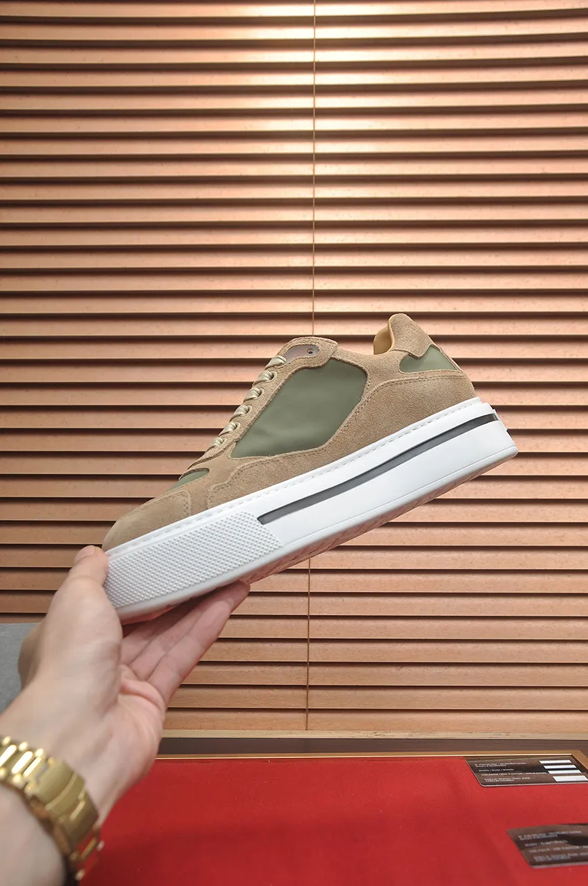 Men's shoes 💰580💶【PRADA】Top original, new season, high quality original goods, top imported calfskin with original imported glue, imported cowhide inside with original cowhide feet, original outsole! Quality guaranteed! Code 38-45 (45 customized)